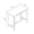 AC Design Furniture Bartisch Laura, B: 120 x T:60 x H: 105 cm, MDF, Weiss - 2