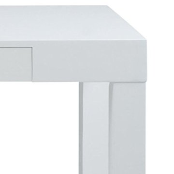 AC Design Furniture Bartisch Laura, B: 120 x T:60 x H: 105 cm, MDF, Weiss - 5