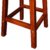 Deuba 2er Set Barhocker | massives Holzgestell | Akazienhartholz | praktische Fußablage | optimale Sitzhöhe 76cm, braun - Tresenhocker Barstuhl Küchenhocker Tresenstuhl Hocker Holz - 3
