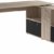 FMD Möbel 353-001 Schreibtisch-Winkelkombination Tisch ca. 136 x 75 x 68 cm, Regal ca. 137 x 71 x 33 cm - 5
