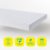 Hilding Sweden Essentials Schaumstoffmatratze in Weiß / Mittelfeste Matratze mit orthopädischem 7-Zonen-Schnitt für alle Schlaftypen (H2-H3) / 200 x 140 x 16 cm - 4