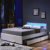  Home Deluxe - LED Bett – Nube weiß - 180 x 200 cm - verschiedene Farben und Größen - 2