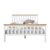 Homestyle4u 1843 Holzbett 140x200 cm weiß Doppelbett mit Lattenrost aus Kiefer Massivholz - 3