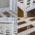 Homestyle4u 890 Holzbett Kiefer massiv , Doppelbett Holz aus Bettgestell mit Lattenrost , 140x200 cm , Weiß - 3