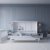 SMARTBett Basic 140x200 Horizontal Weiss/Weiss Glanz Schrankbett | ausklappbares Wandbett, ideal geeignet als Wandklappbett fürs Gästezimmer, Büro, Wohnzimmer, Schlafzimmer - 3