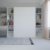 SMARTBett Basic 140x200 Vertikal Weiss Schrankbett | ausklappbares Wandbett, ideal geeignet als Wandklappbett fürs Gästezimmer, Büro, Wohnzimmer, Schlafzimmer - 2