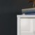 SMARTBett Standard 120x200 Horizontal Weiss/Weiss Hochglanzfront Schrankbett | ausklappbares Wandbett, ideal geeignet als Wandklappbett fürs Gästezimmer, Büro, Wohnzimmer, Schlafzimmer - 4