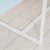 SoBuy® FWT39-W Bartisch Beistelltisch Stehtisch Küchentheke Küchenbartisch mit 3 Regalfächern, weiß, BHT ca: 120x105x49cm - 7