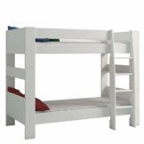 Steens For Kids Kinderbett, Etagenbett inkl. Lattenrost und Absturzsicherung, Liegefläche 90 x 200 cm, MDF, weiß - 1