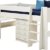 Steens For Kids Kinderbett, Hochbett, inkl. Lattenrost und Absturzsicherung, Liegefläche 90 x 200 cm, MDF, weiß - 4