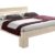 Unbekannt Massivholz-Bett Nano weiß 180 x 200 cm aus Kernbuche, Doppelbett, als Ehebett verwendbar, inkl. Rückenlehne, 1 Bett á 180 x 200 cm - 1