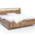Woodkings Bett 180x200 Havelock Doppelbett recycelte Pinie rustikal Schlafzimmer Massivholz Design Ehebett Balkenbett Massive Naturmöbel Echtholzmöbel günstig - 2